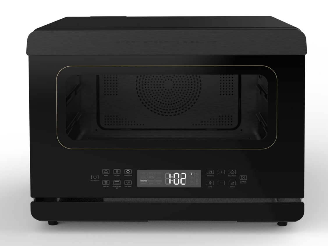 CB Certificated 25L Mini Freestanding Tabletop Electric Air Fryer Steam Oven