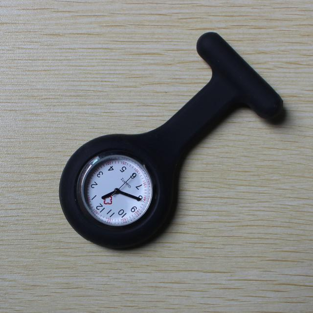 Custom Logo Pocket Watch Portable Silicone Digital Clip-on Silicone Pocket Nurse Watch