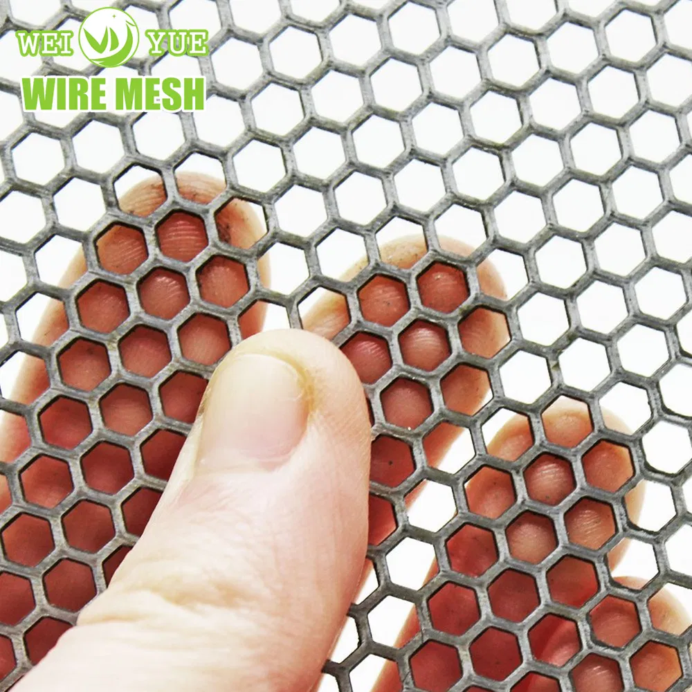 0.5-5mm Hot Rolled Steel Perforated Metal Mesh Screen with Square Hole