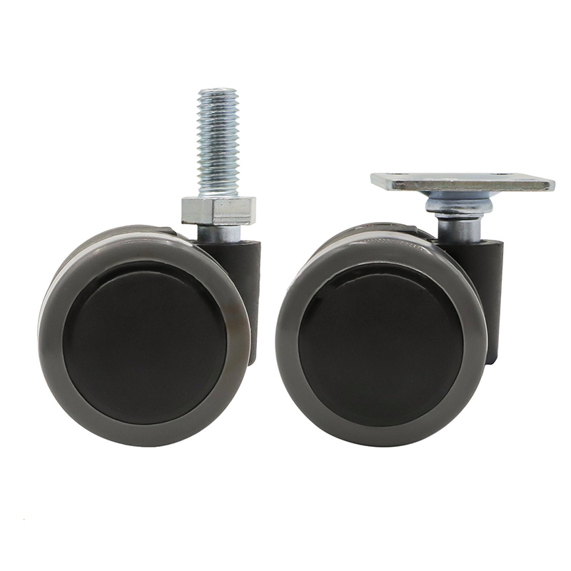 Manufacture Heavy Duty Nylon Adjustable Caster Furniture Office Wheel Locking Furniture Casters