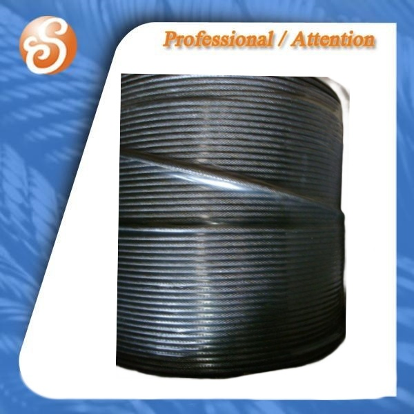 Heavy-Duty Ungalvanized Steel Wire Rope for Shock Loads