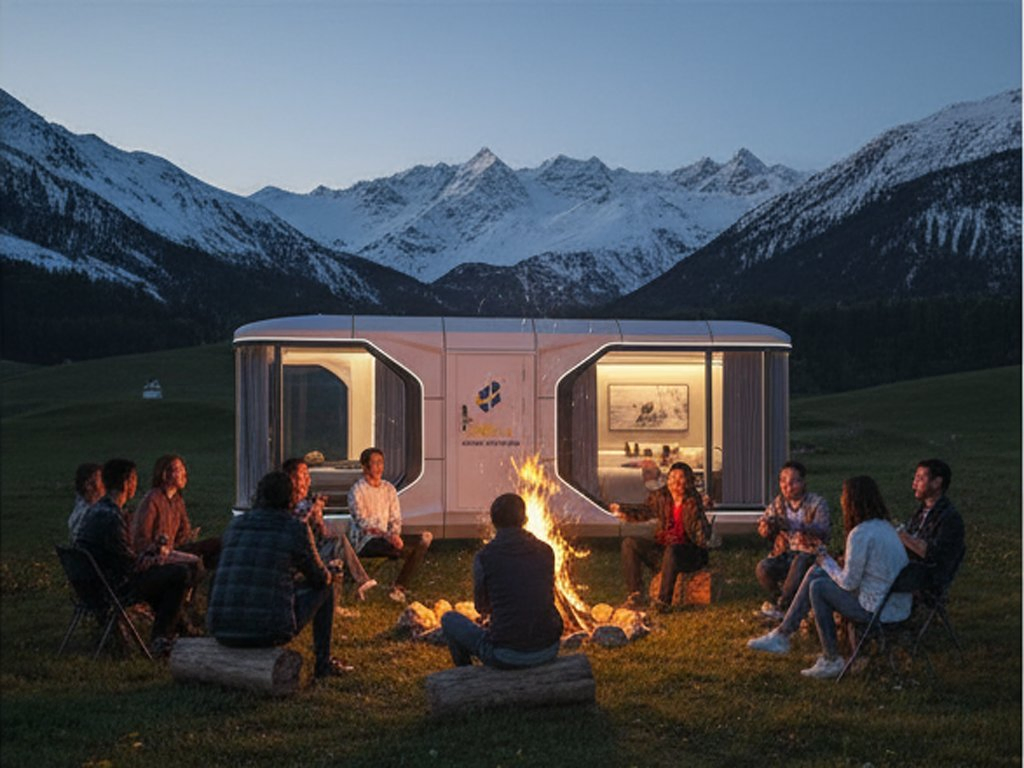 Space Capsul House-Capsule Compact Luxury Capsule House