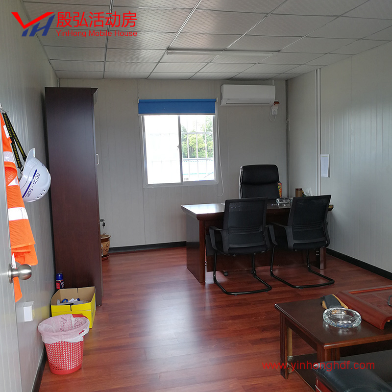 Modular Steel Structures Construction Site Temporary Office Commercial Prefabricated Metal Buildings