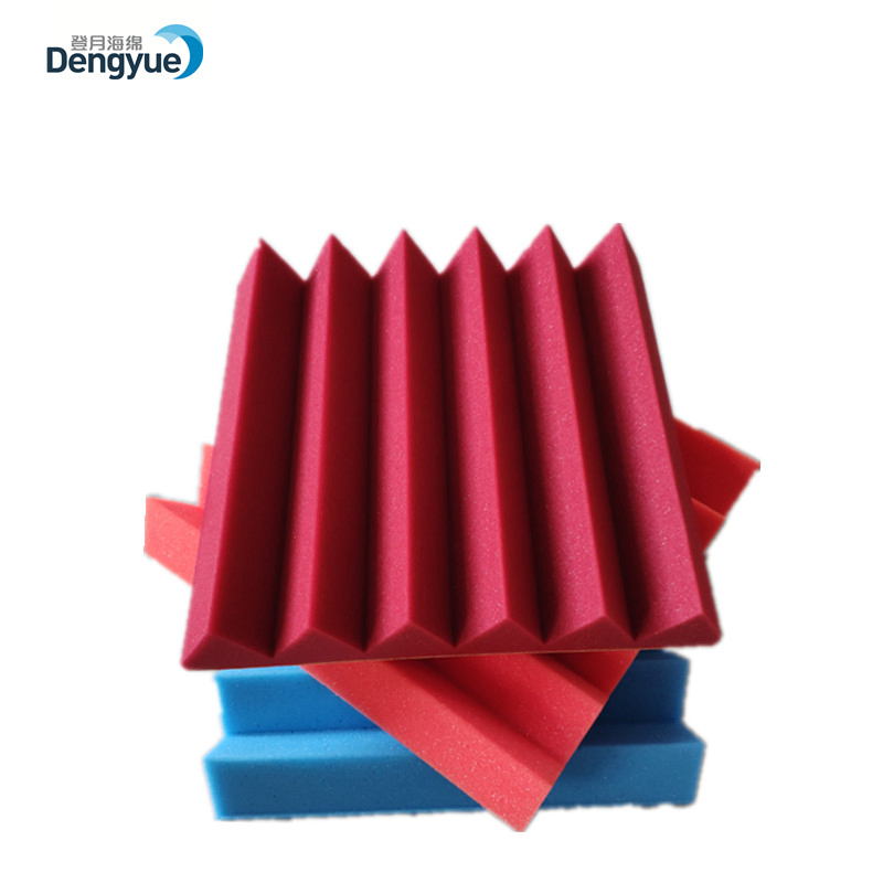 8 PCS Fireproof Music Recording Studio Wedge Soundproofing Wall Panel Foam Sponge