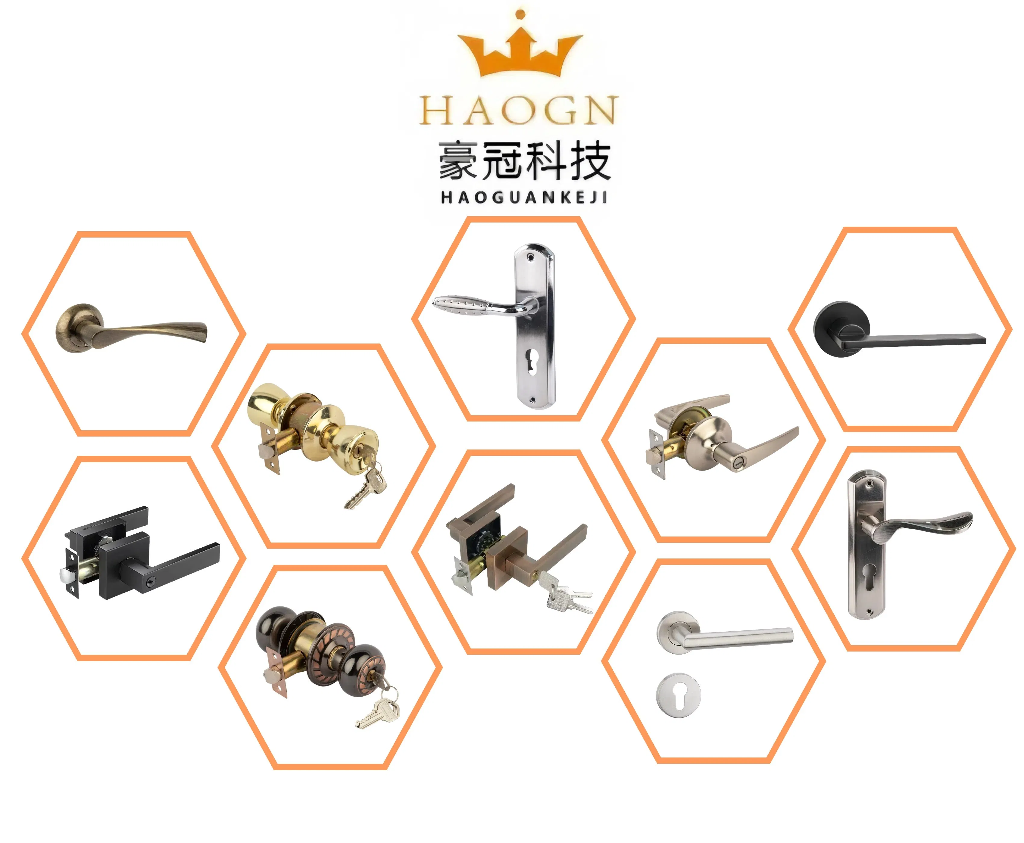 Durable Tubular Door Handle Lock in Furniture Lock for Hardware, Handle Lock