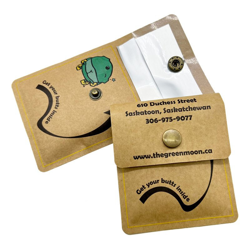 Wholesale Best Seller Outdoor Pocket Ashtray Storage Bag Ash Bag Eco Friendly Soft Small Pouch EVA Aluminum Foil Ashtray Bag Smoking Accessories