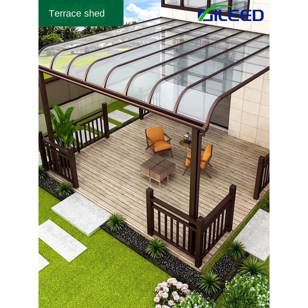 Hot Sale Outdoor Garden Gazebo Waterproof Aluminum Sheltering PC Canopy