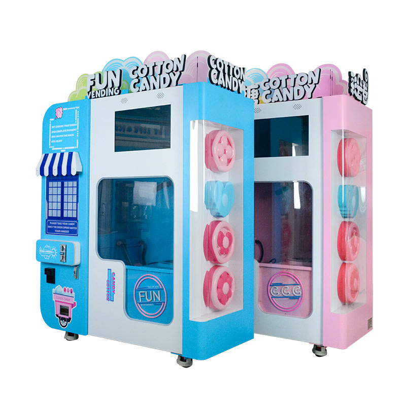 Caiyunjuan Fully Automatic Cotton Candy Machine Vending Automatic Sdk Function