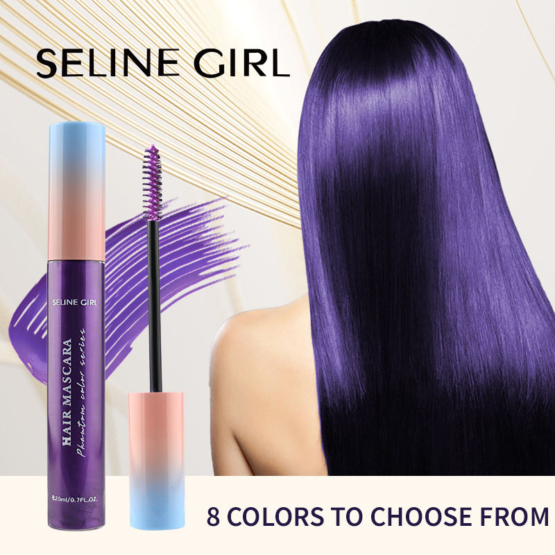 Seline Girl 8 Colors Dual Use Disposable Mascara Hair Dye