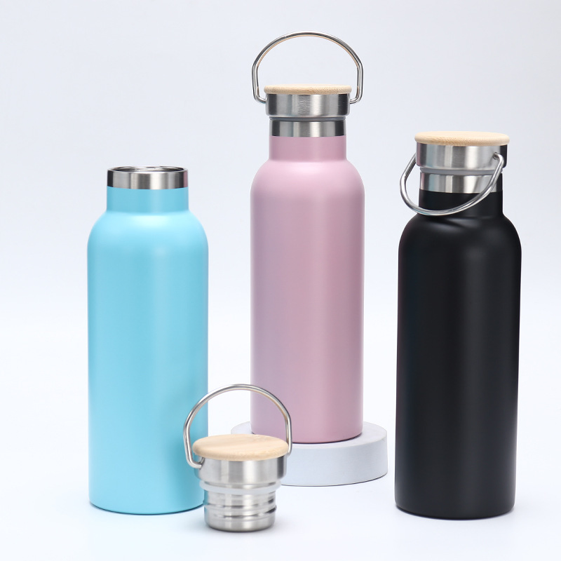 Custom Double Wall Stainless Steel Bottle Outdoor Vacuum Bottles with Mouth Flasks