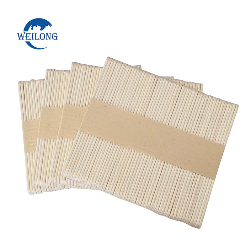 Disposable Ice Cream Stick Creativity Popsicle Crafts Wooden Icecream Sticks