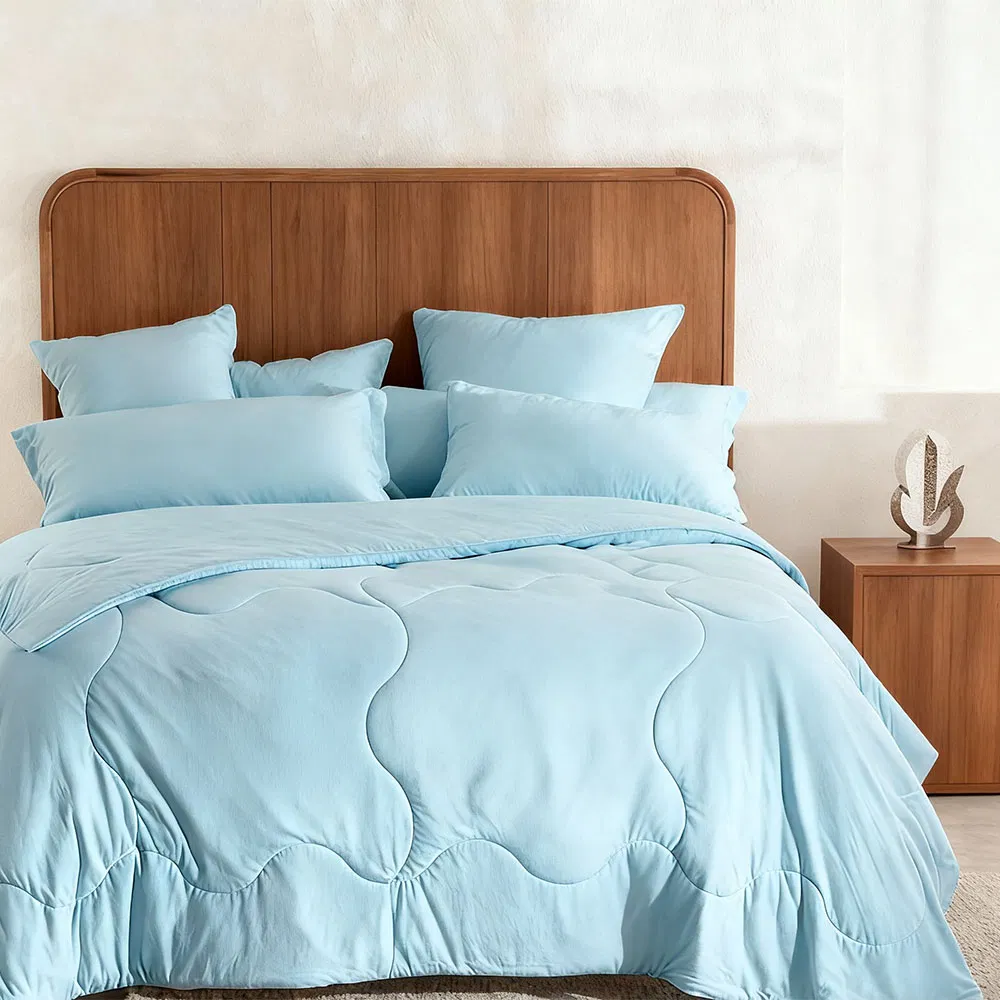 Skin Friendly Cool Feeling Summer Simple Ice Silk Quilt Cooling Comforter