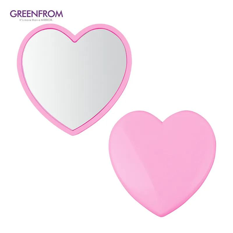 Popular Heart Shape Mirror Pocket Compact Mirror