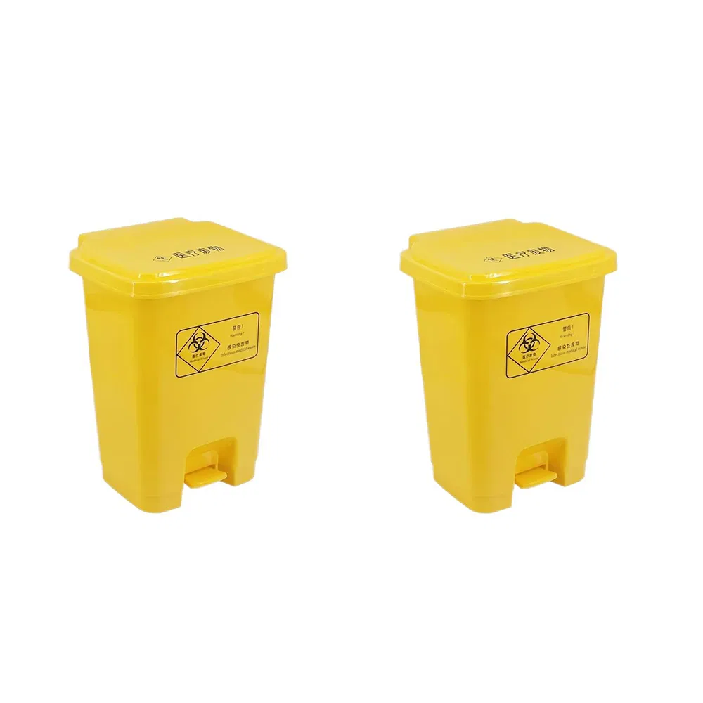 Siny Medical 40L Dustbin Plastic Hospital Pedal Trash Can