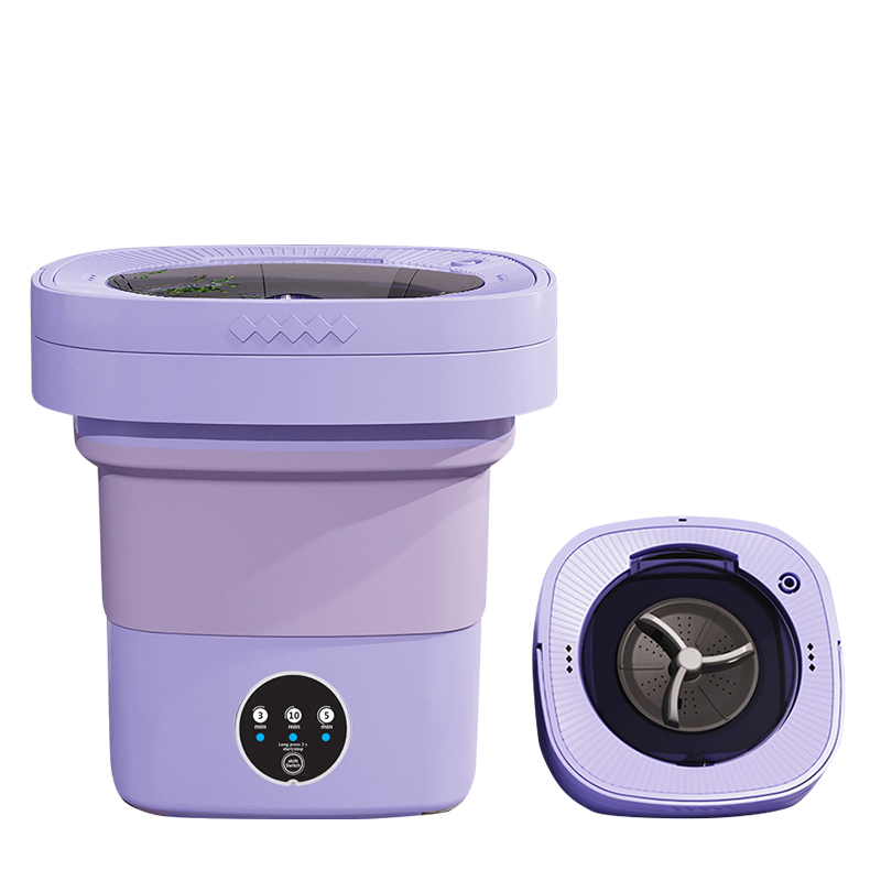 7L/12L Upgraded Mini Washing Machine for Small Clothes Foldable Laundry Machine for Hotel