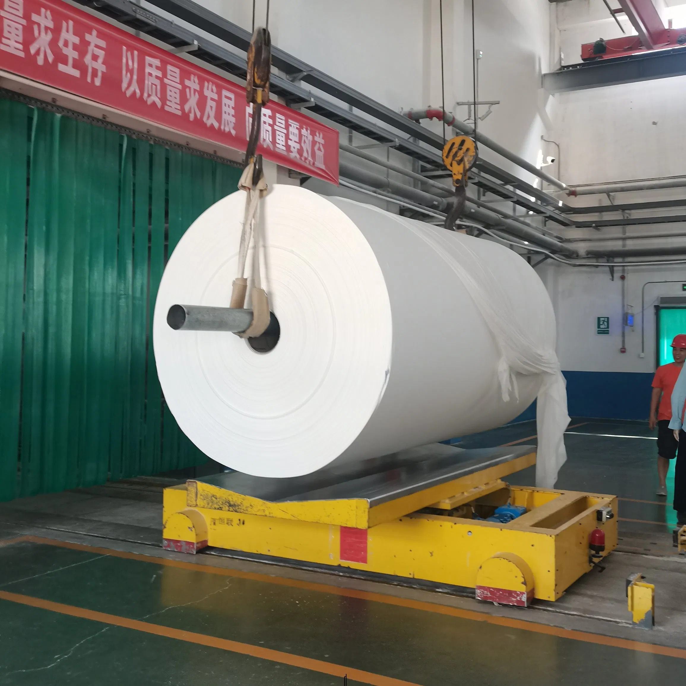 Virgin White Jumbo Large Paper Rolls Big Raw Tissue Paper Jumbo Roll Toilet Tissue Mother Roll Paper Papel En Rollo