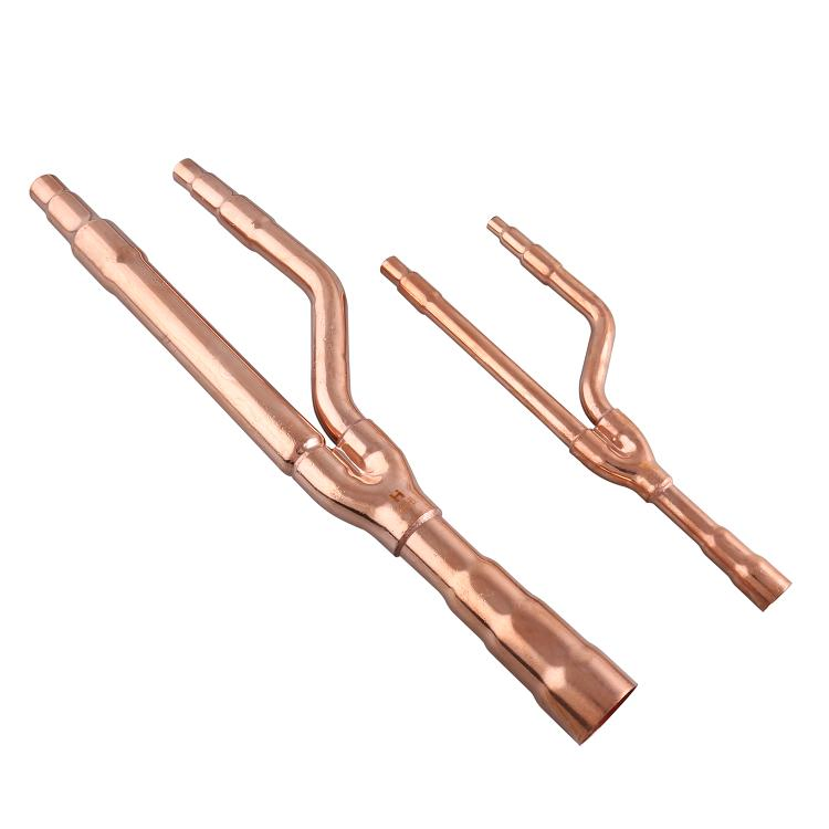 Hailiang Copper Branch Pipe with Y Joint and Welding Connection for Vrv A/C Systems
