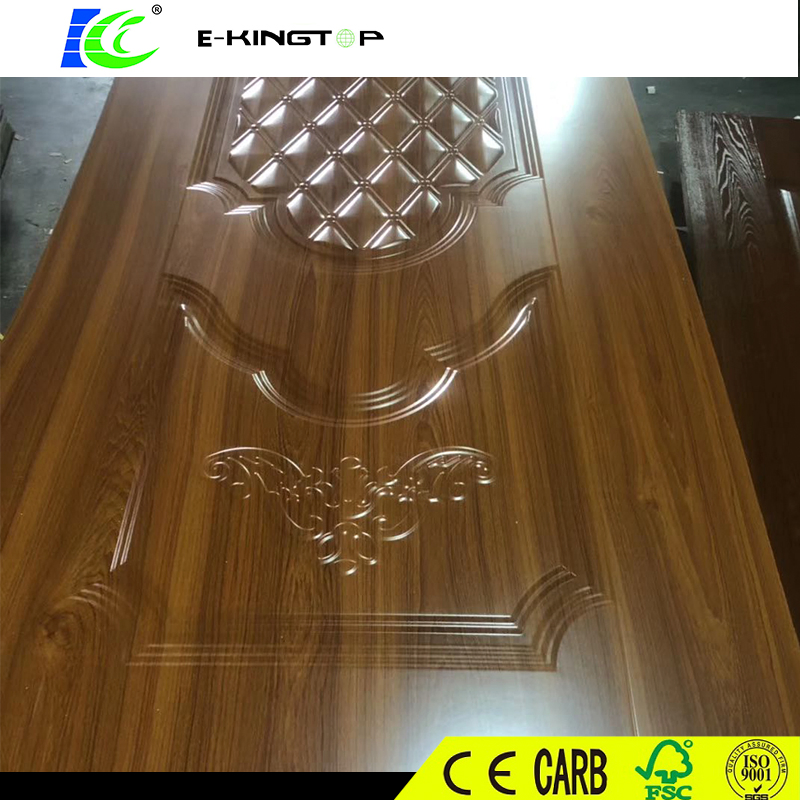 Wood Veneer Faced Moulded HDF Door Skin