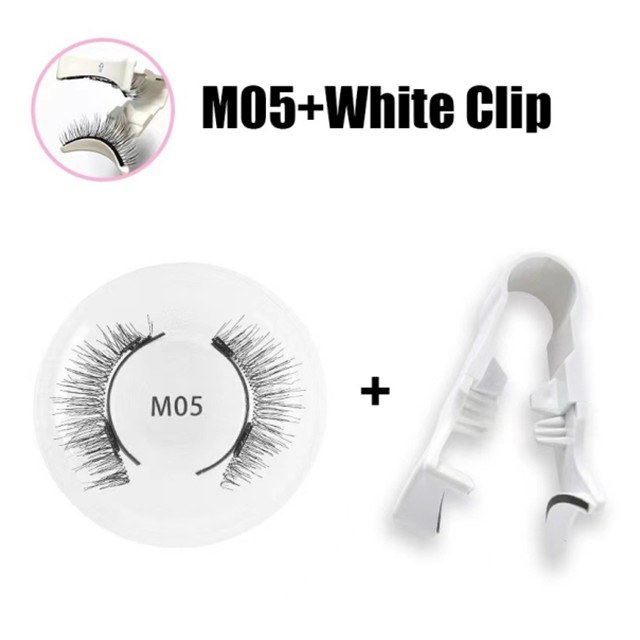 Hot Sell Non-Adhesive Magnetic with Clip Pair for Reusable Magnetic False Eyelashes