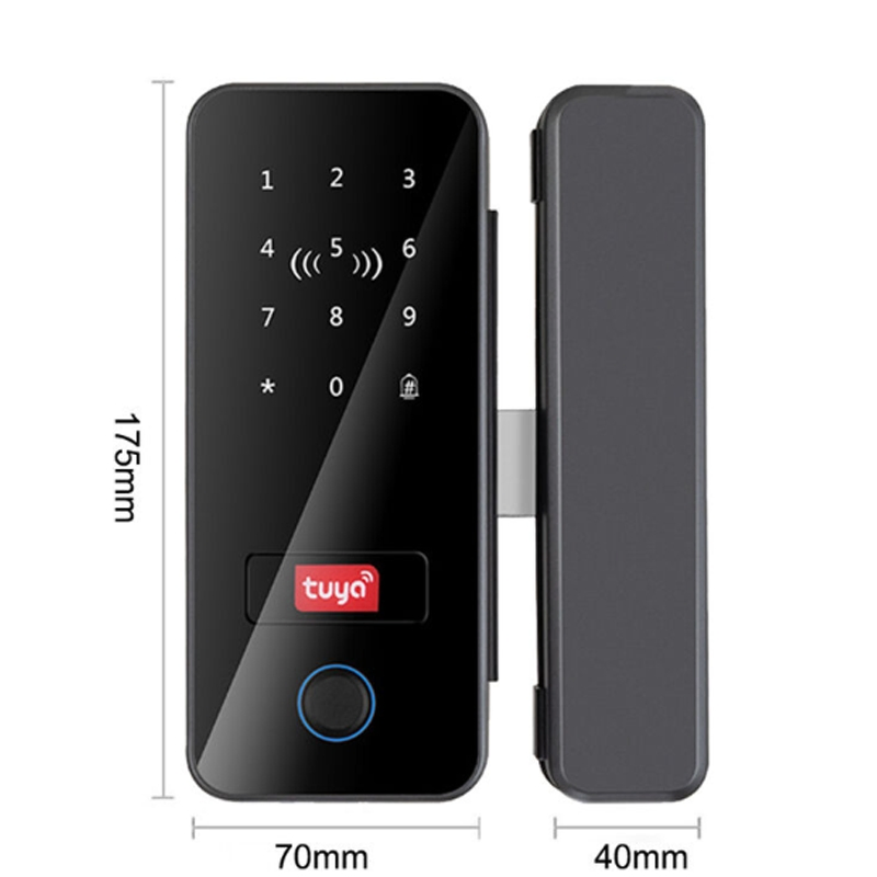 Factory Price Bluetooth Smart Lock Fingerprint Password Code Card Tuya APP Remote Control Fingerprint Door Lock