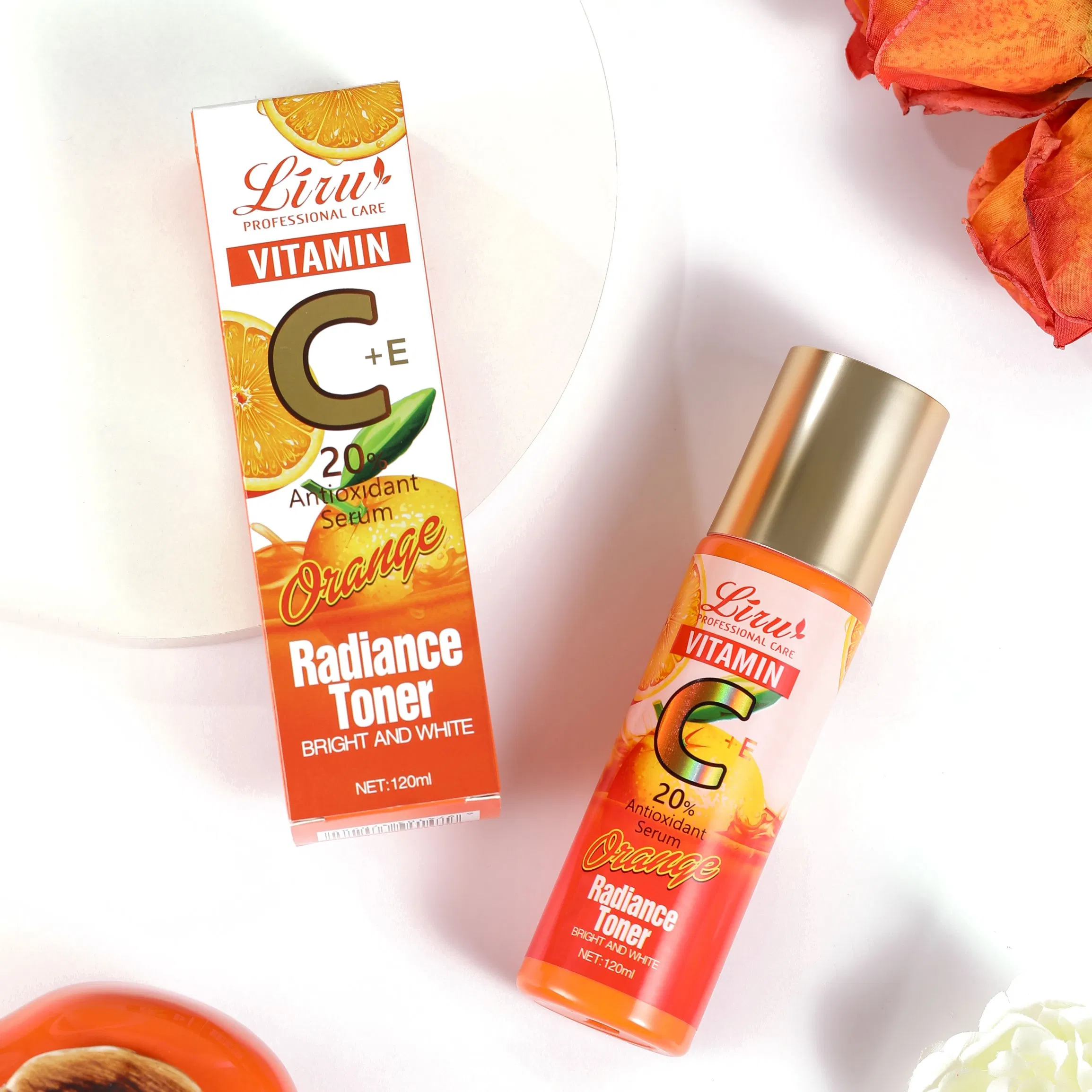 Liru Face Skin Care Hydrating Water Moisturizing Vitamin C Whitening Toner for Radiant Skin
