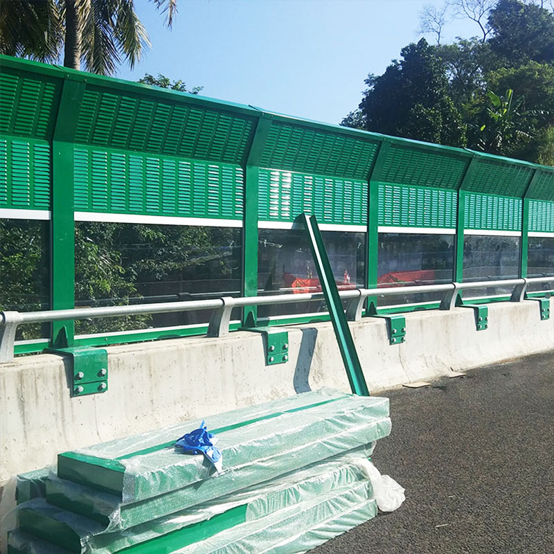 PVC Mesh Coated Soundproof Sound Barrier Fence