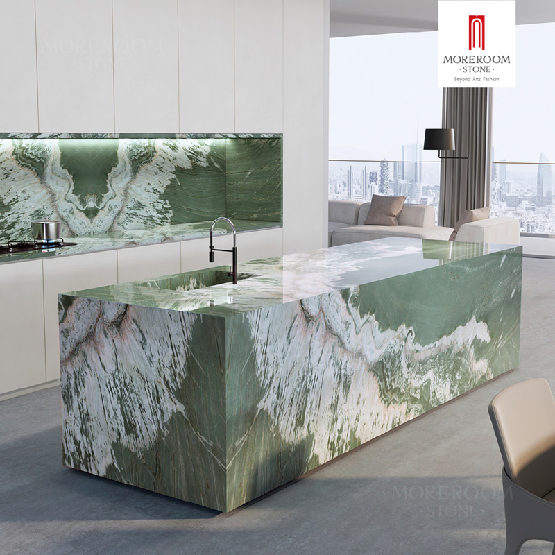 Sintered Stone Verde Maestro Marble Big Slabs for Luxury Villa Flooring Design