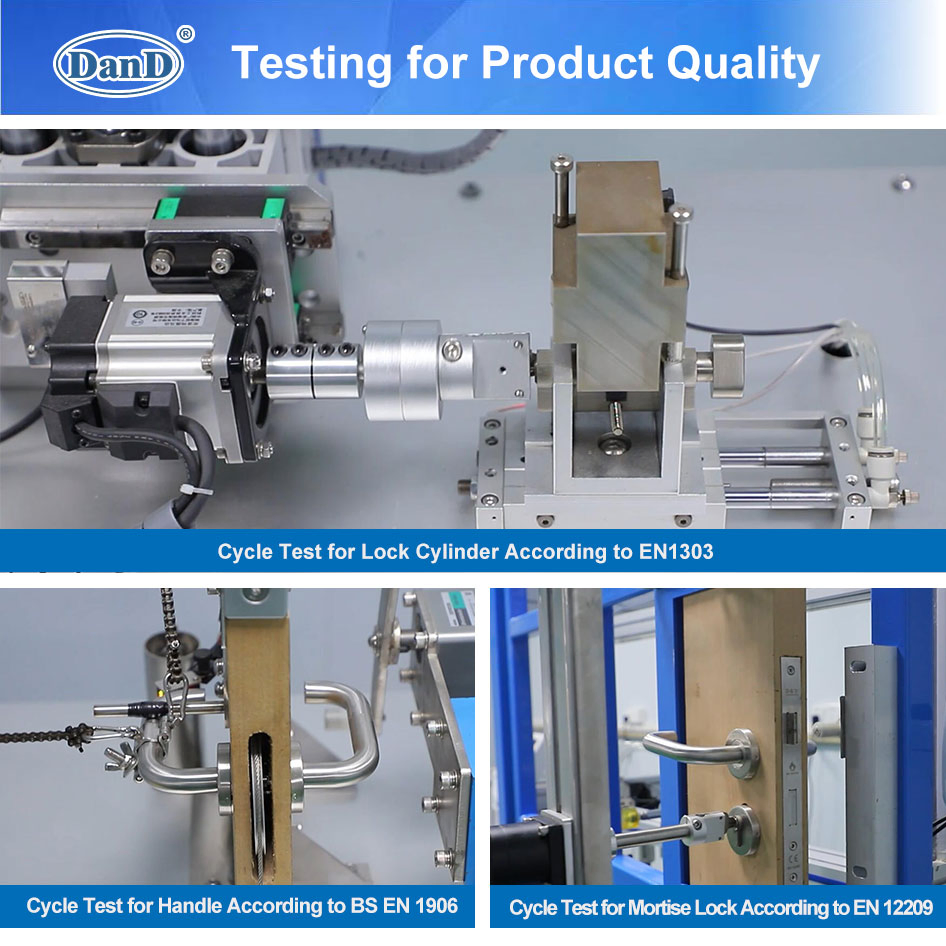 Guangdong En1906 Fire Rated Lock Hardware Interior CE Stainless Steel Luxury Round Smart Glass Gold Brass Alloy KIA Main Door Handle for Bedroom Hotel Bathroom