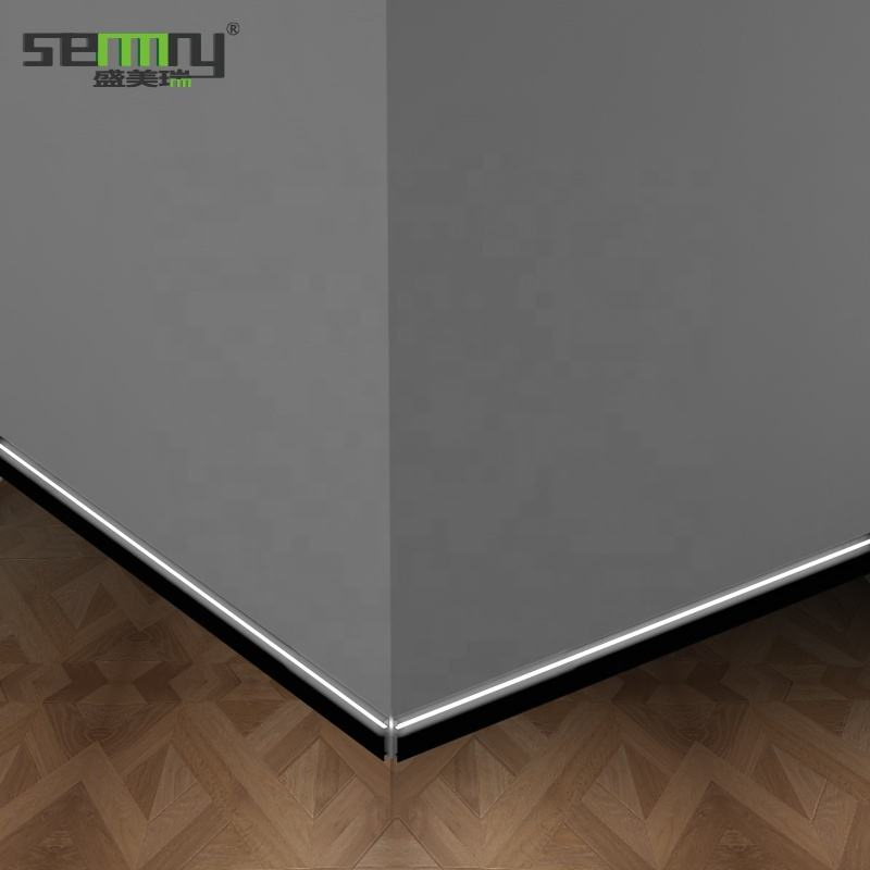 New Design Wall Decoration Linear Track Light LED Skirting Board LED Aluminium Accessories Profiles
