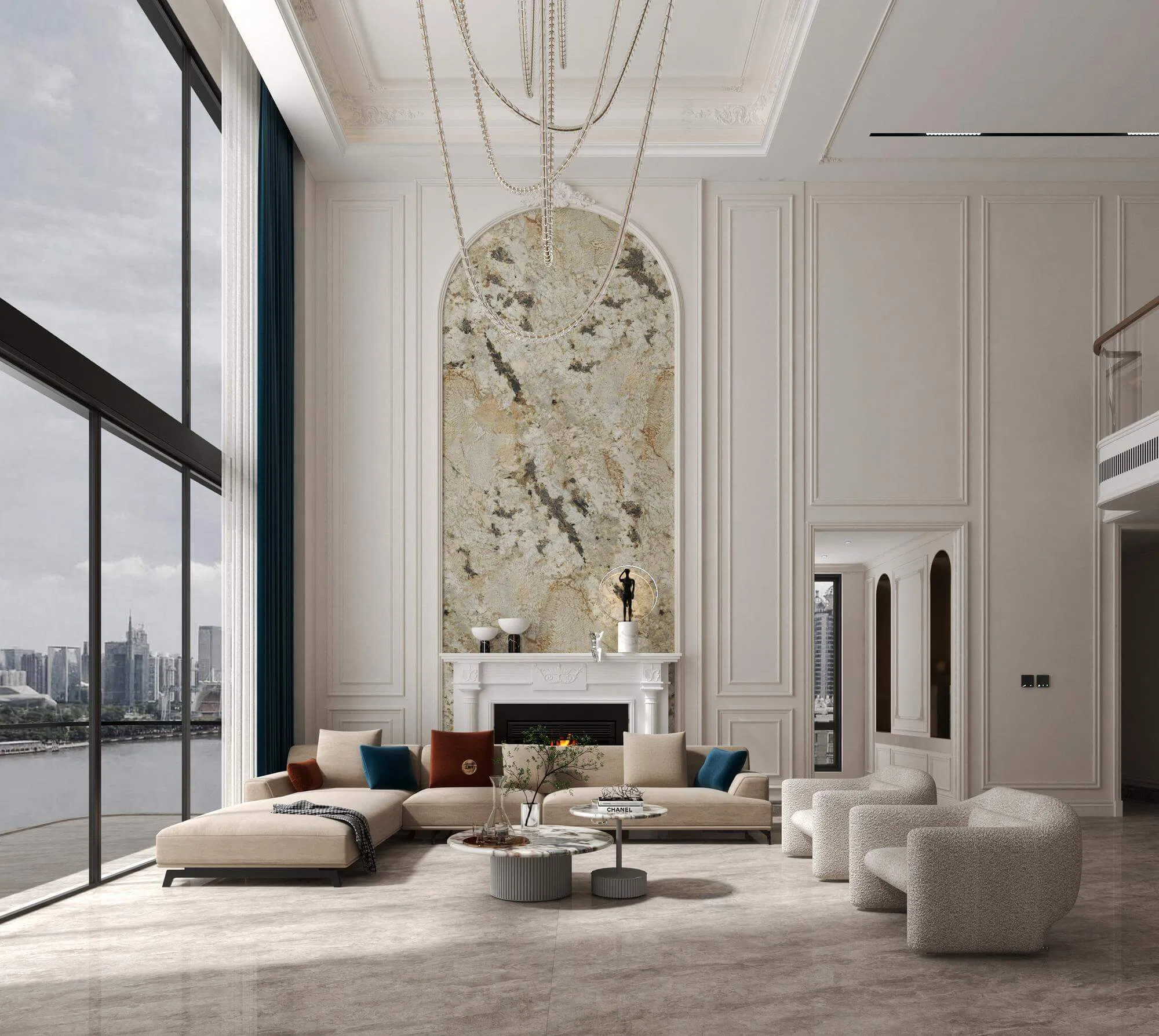 Luxurious Golden Silk Marble Tile for Elegant Interiors