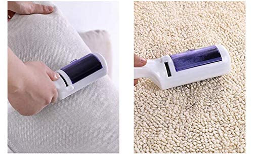 Anti-Static Pet-Hair Sticky Cleaning Tools Portable Fluff Remover Brush Double-Sided Lint Roller