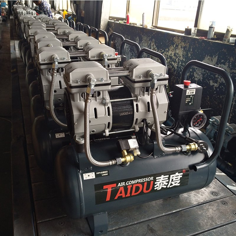 Поршневой безмасляный компрессор Luogesen 18л, 1390Вт