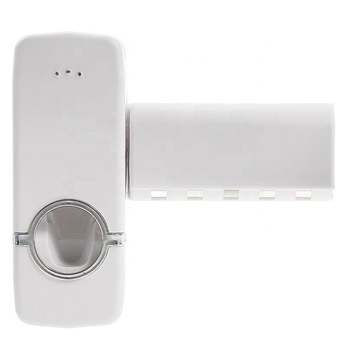 Hot Selling Popular Gift Bathroom Set B535 Multi-Function Toothbrush Holder Toothpaste Dispenser