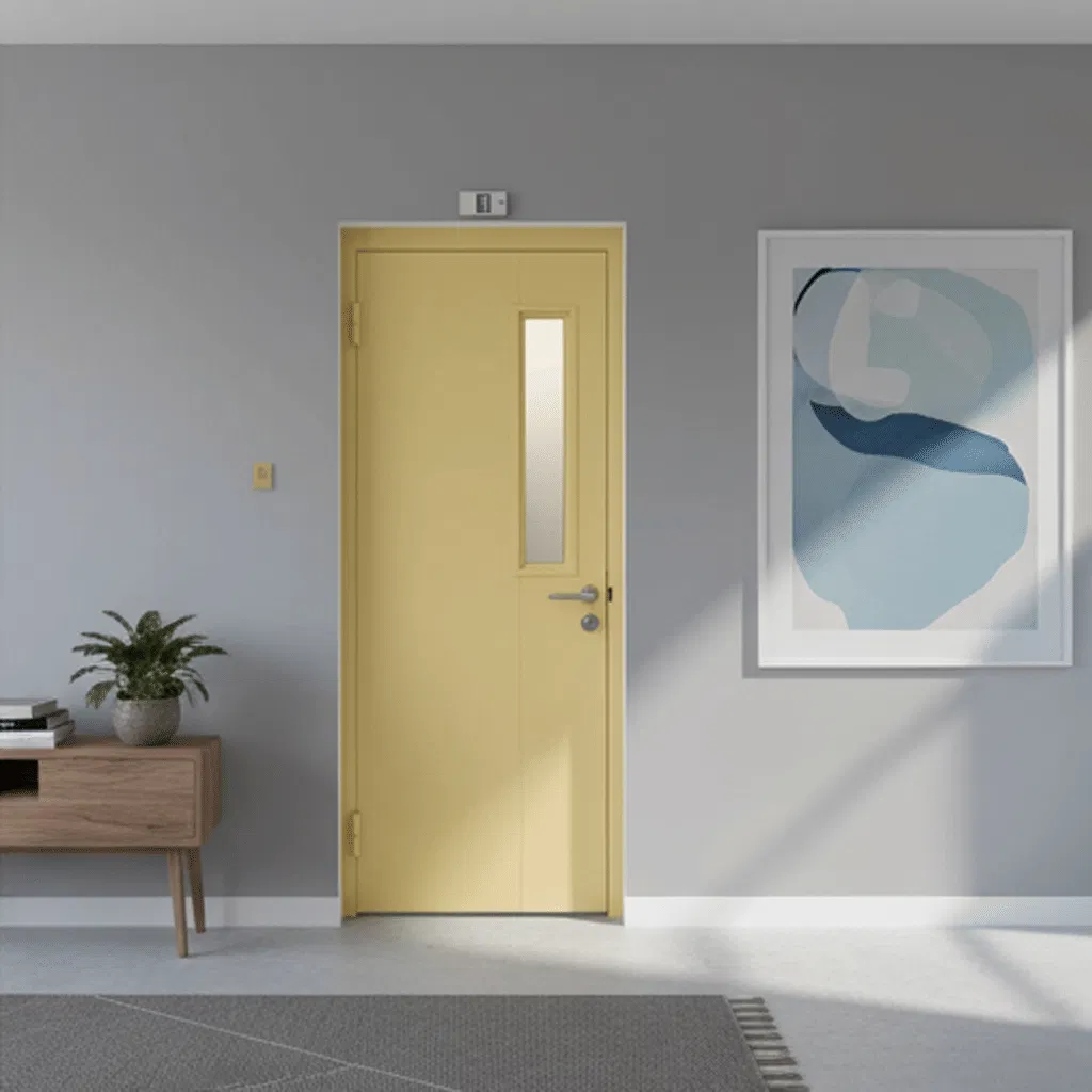 Stainless Steel Fire-Rated Door for Libraries - 60/90 Min, Corrosion-Resistant, Low Maintenance