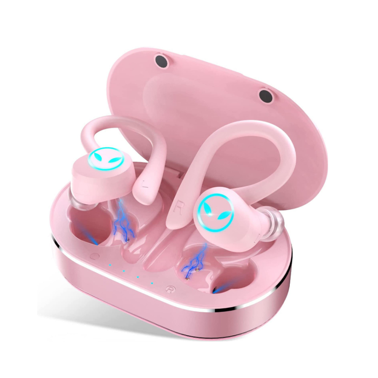 Q25 Sport in Ear Hook Waterproof Head Phone Noise Cancellation Audifonos Auriculares Wireless Airbuds Earbuds Earphone