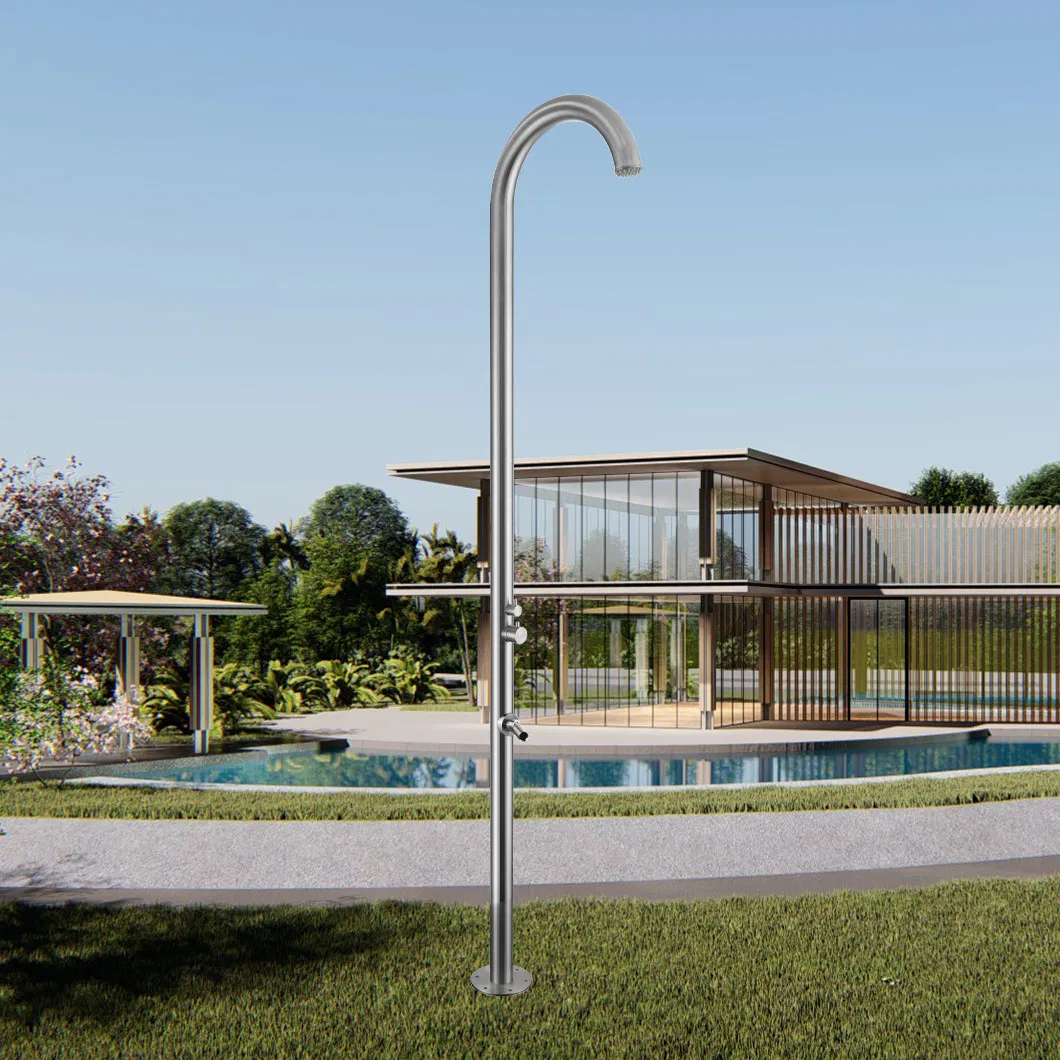 Modern Style Durable Stainless Steel Outdoor Shower for Swimming Pool