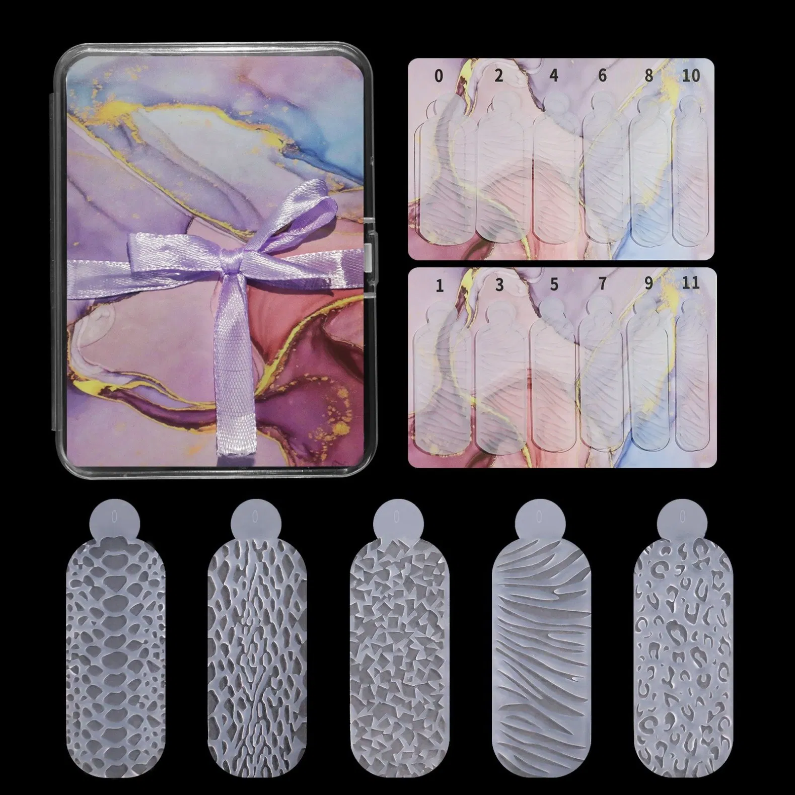 Three-Dimensional 3D Nail Silicone, and Quick-Carved Soft Film Crystal Nail Mold Nail Silicone Paste