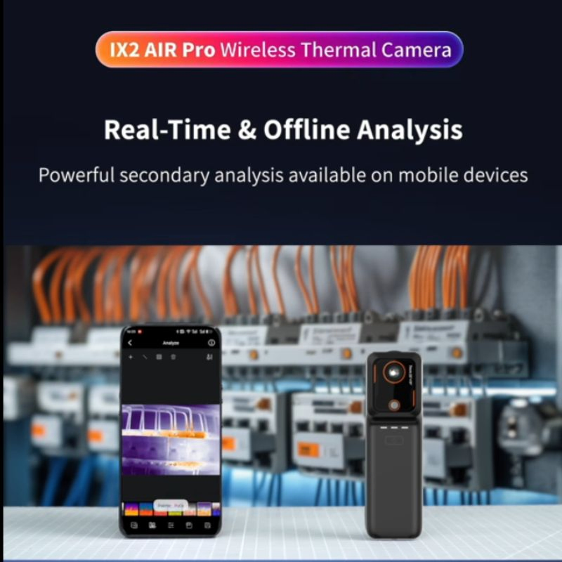 Best Ai-Powered Wireless Thermal Camera for Smartphones with WDR Temperature Range Detection Support Android and Ios System