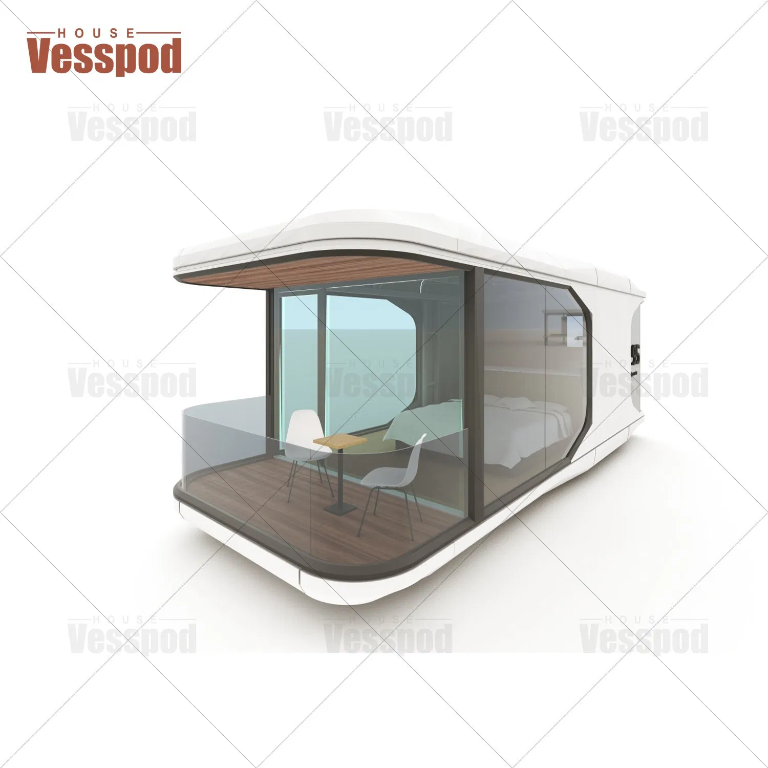 2023 Vermont 20FT/40FT Portable Prefab Tiny Homes Cabin Office Apple Cabin for Living
