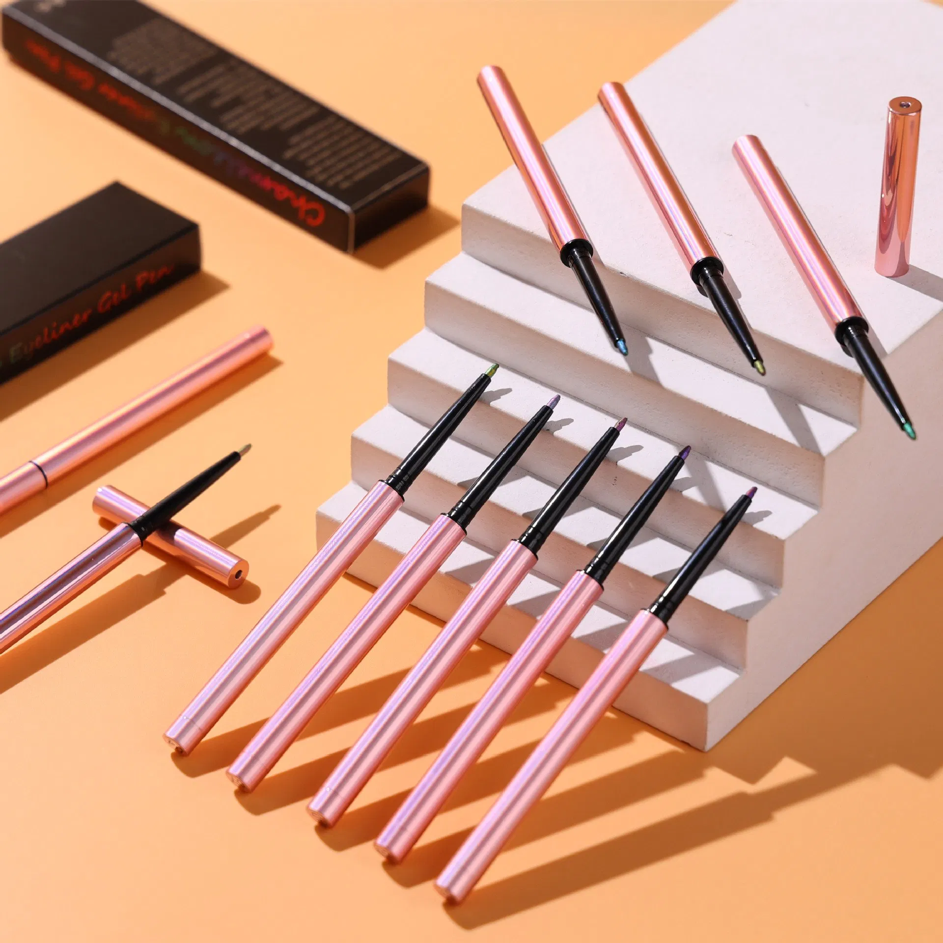 Chameleon Eyeliner Glue Pen Pearlescent Eyeliner Pen Waterproof Oil Proof Stain Lasting Eyeliner