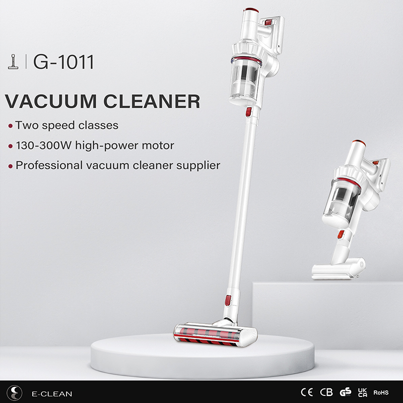 Floor Brush LED Light Rechargeable 2-in-1 Cordless Vacuum Cleaner