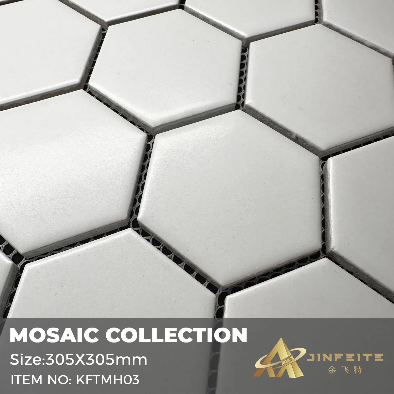 Grey Color Terrazzo Design Porcelain Mosaic for Kitchen Table and Back Splash