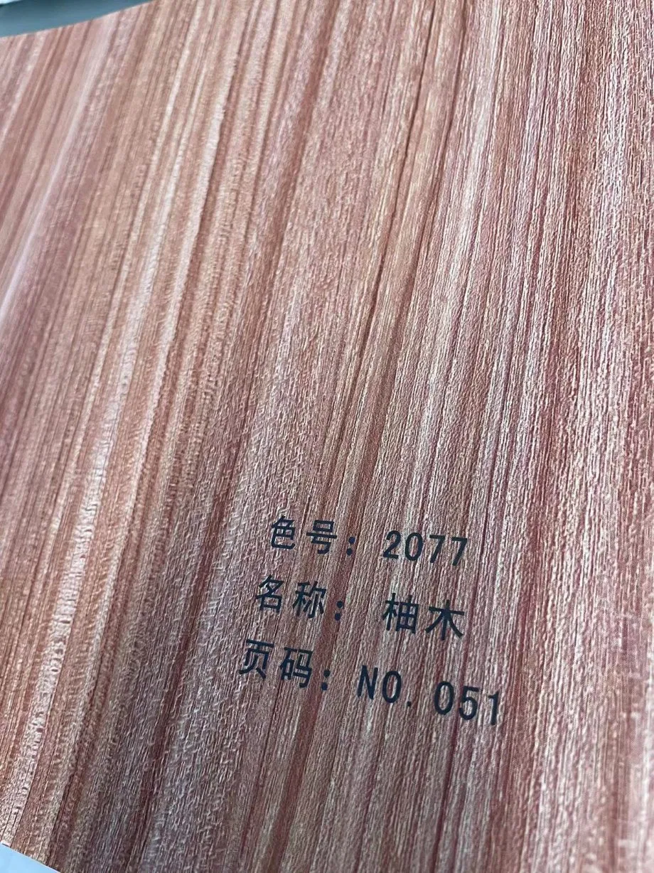 Sublimation Wood Grain Powder Coating Paper/Film for Aluminum