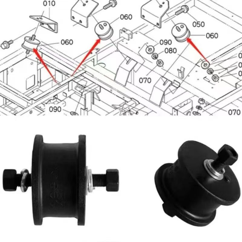 Резиновая амортизационная прокладка для сельхозтехники