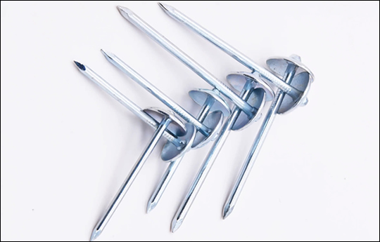 Кровельные гвозди с зонтичной головкой и винтовой нарезкой