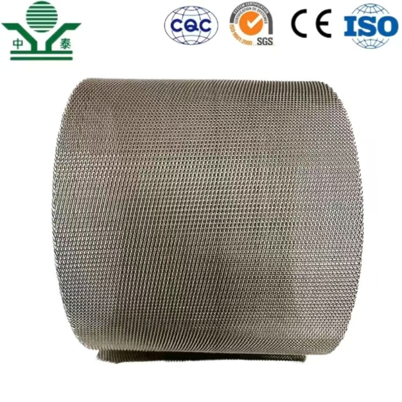 Zhongtai Reverse Dutch Weaving Type Stainless Steel Woven Wire Screen