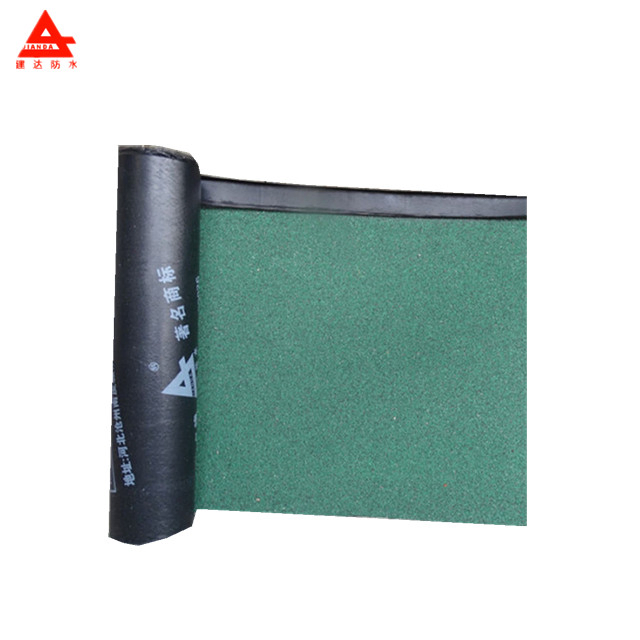 Heat Torch Mineral Granule Coated Sbs Modified Bituminous Waterproof Membrane Blue Color for Roof Exterior
