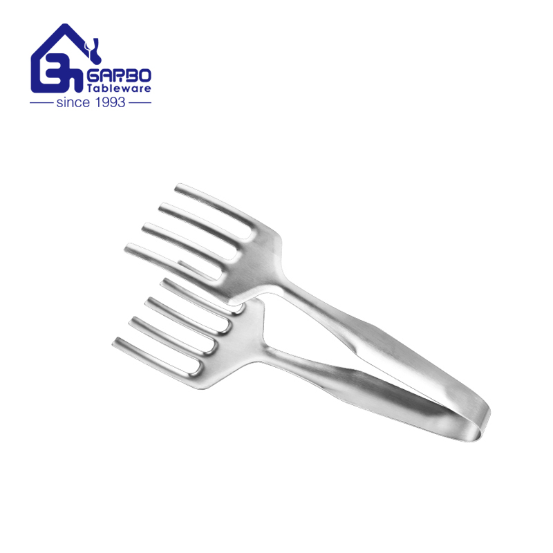 Wholesale Fancy Kitchen Cooking 201 Stainless Steel 10 Inch Long Steak Turner Fork Kitchen Utensil