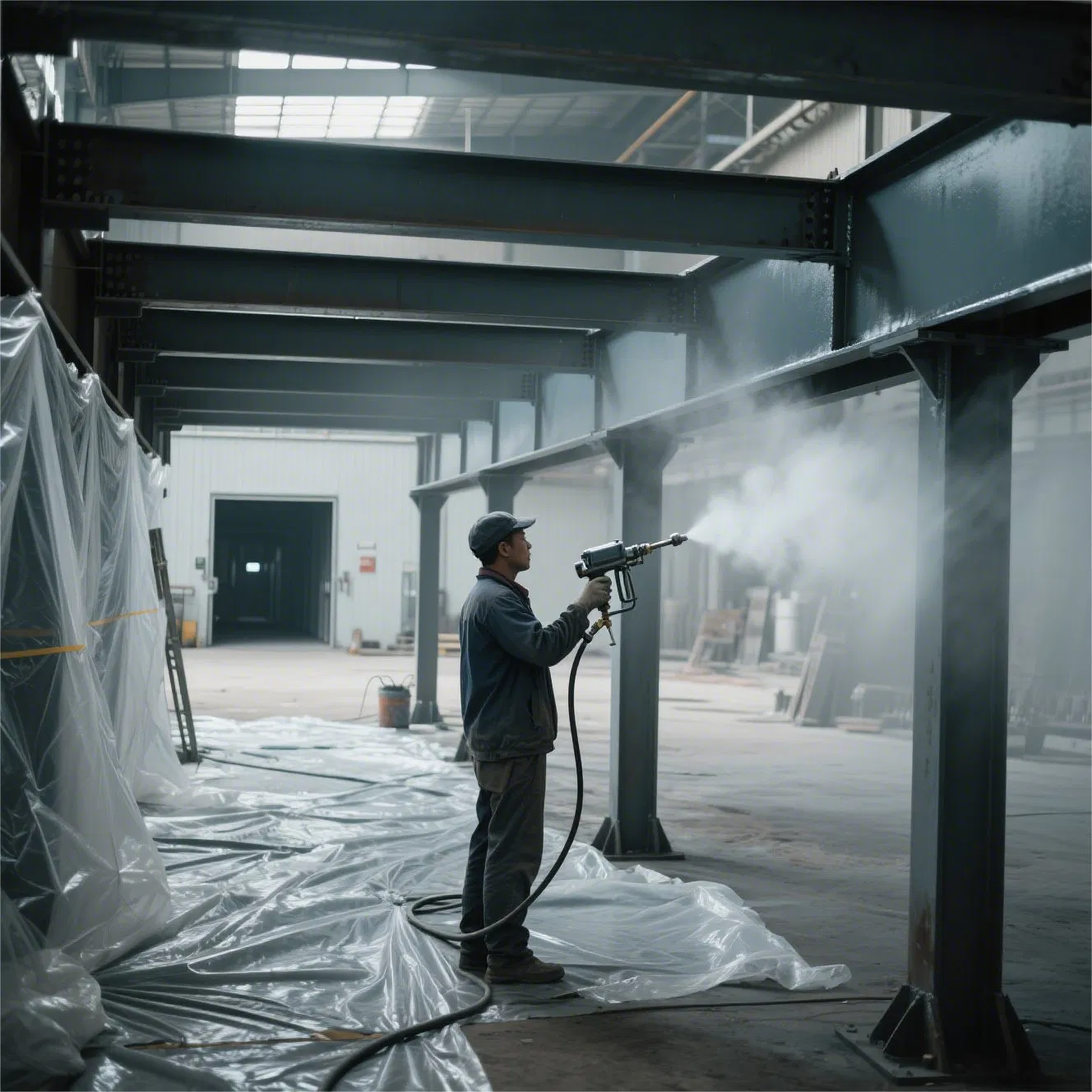 Galvanized Prefabricated Steel Structure Warehouse with ISO CE Certifications Anticorrosive Coating Suitable for Logistics Storage Manufacturing Raw Material