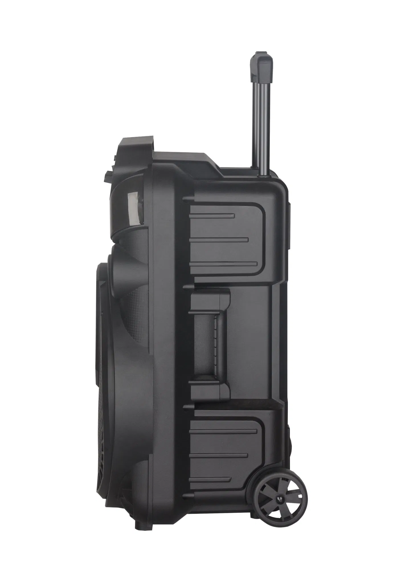 15 Inch Rechargeable Portable Bluetooth Active Speaker Trolley Colorful LED Lights